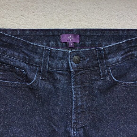 NYDJ BLUE JEANS  SKINNY SIZE 4 - Picture 4 of 6